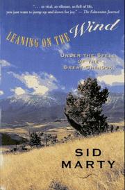Cover of Leaning on the wind by Sid Marty