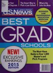 Front cover of Best graduate schools by U.S. News & World Report (Firm)