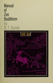 Cover of Manual of Zen Buddhism -Op/73 by Daisetsu Teitaro Suzuki