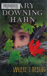 Front cover of Where I belong by Mary Downing Hahn