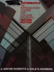 Cover of Faces of mathematics by A. Wayne Roberts