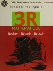 Cover of 3R mathématique by Pierrette Tranquille