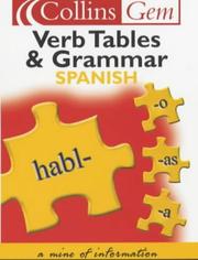 Front cover of Spanish Grammar and Verb Tables (Collins Gem) by Unknown