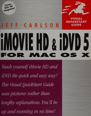 Front cover of iMovie HD and iDVD 5 by Jeff Carlson