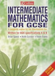 Front cover of Intermediate mathematics for GCSE by Keith Gordon