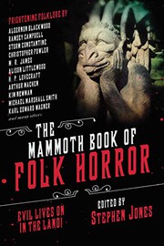 Front cover of Mammoth Book of Folk Horror by Stephen Jones