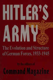 Cover of Hitler's army by Chris Perello