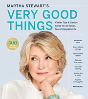 Front cover of Martha Stewart's Very Good Things by Martha Stewart