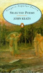 Cover of Selected poems by John Keats