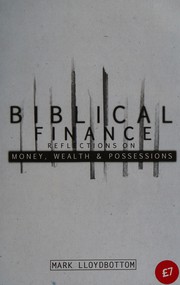 Front cover of Biblical finance by Mark Lloydbottom