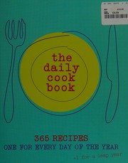 Cover of The daily cook book by Unknown