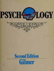 Front cover of Psychology by B. von Haller Gilmer