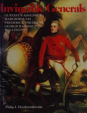 Cover of Invincible generals by Haythornthwaite, Philip J.