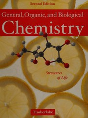 Front cover of General, organic, and biological chemistry by Karen C. Timberlake