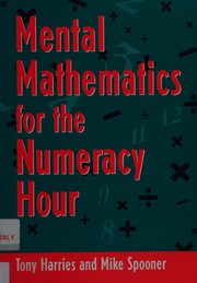 Front cover of Mental mathematics for the numeracy hour by Tony Harries
