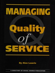 Front cover of Managing Quality of Service by Alan Lawrie