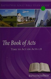 Front cover of The book of Acts by Duane Brooks