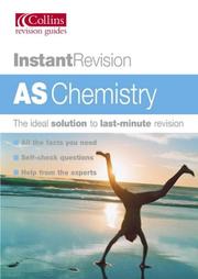 Front cover of AS Chemistry (Instant Revision) by Anthony Ellison