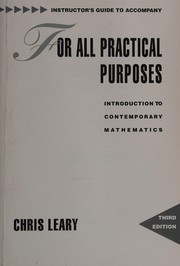 Cover of Instructor's guide to accompany For all practical purposes by The (The (The (The Comap