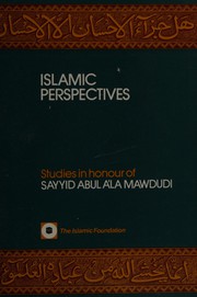 Front cover of Islamic Perspectives by Syed Abul ʻAla Maudoodi
