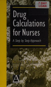 Cover of Drug Calculations For Nurses by ROBERT WILLIAM LAPHAM