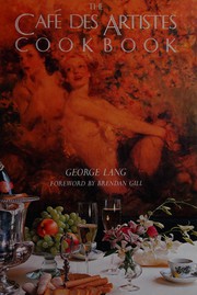Cover of The Café des artistes cookbook by George Lang