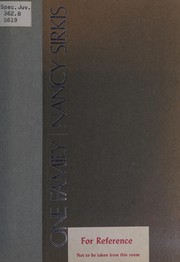 Cover of One family by Nancy Sirkis