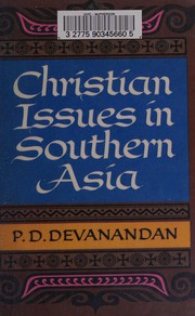 Front cover of Christian issues in southern Asia by Paul David Devanandan