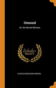 Cover of Ormond by Charles Brockden Brown