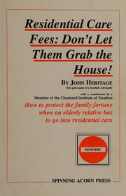 Cover of Residential Care Fees by Heritage
