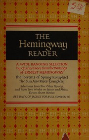 Cover of Hemingway Reader (Hemingway Reader Hre) by Ernest Hemingway