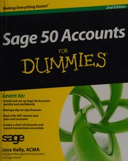 Front cover of Sage 50 Accounts for Dummies by Jane Kelly