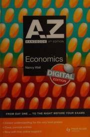 Front cover of A-Z economics handbook by Nancy Wall