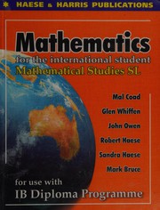 Front cover of Mathematics for the international student by Mal Coad