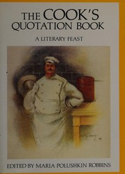 Cover of The Cook's Quotation Book by Maria Polushkin Robbins