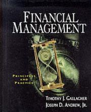 Cover of Financial management by Timothy James Gallagher