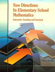 Cover of New directions in elementary school mathematics by Emma E. Holmes