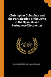 Cover of Christopher Columbus and the Participation of the Jews in the Spanish and Portuguese Discoveries by Meyer Kayserling