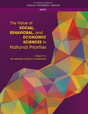 Cover of The Value of Social, Behavioral, and Economic Sciences to National Priorities by National Academies of Sciences, Engineering, and Medicine