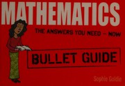 Cover of Mathematics by Sophie Goldie