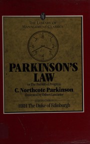 Cover of Parkinson's law, or, The pursuit of progress by C. Northcote Parkinson
