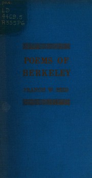 Cover of Poems of Berkeley by Francis William Reid