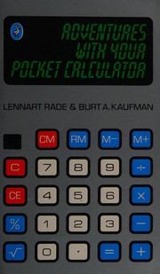 Front cover of Adventures with your pocket calculator by Lennart Råde