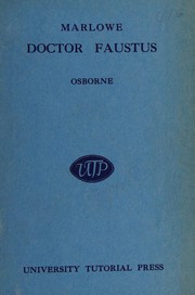 Cover of The Tragical History of the Life and Death of Doctor Faustus by Christopher Marlowe