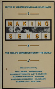 Cover of Making sense by Jerome S. Bruner