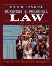 Front cover of Understanding Business and Personal Law by McGraw-Hill