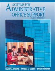 Front cover of Systems for administrative office support by Walter Ashley Brower