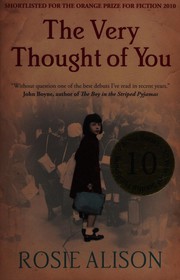 Front cover of The Very Thought of You by Rosie Alison
