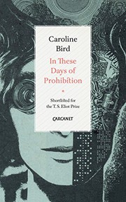Front cover of In These Days of Prohibition by Caroline Bird