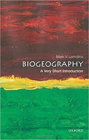 Cover of Biogeography by Lomolino & Riddle